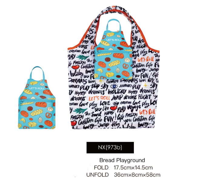 Foldable Apron Shopping Bag