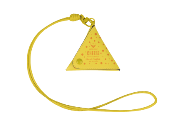 Cheese Coin Purse+ Glass Holder