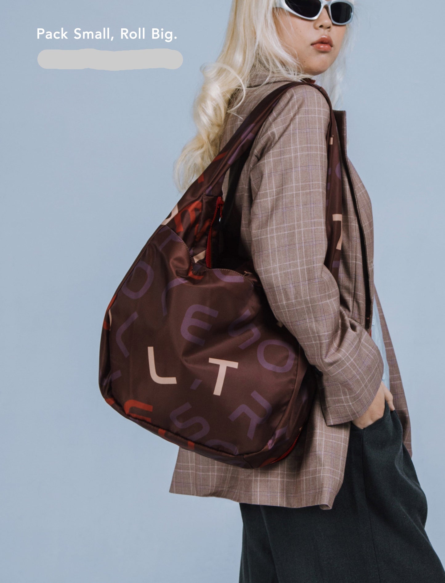 Letter Shoulder Bag (L)