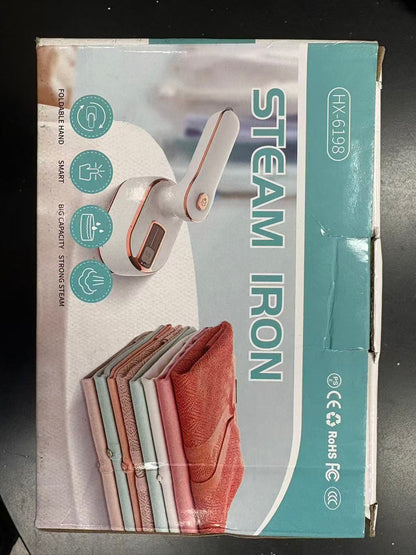 Steam Iron-Clothes Travel Mini: Steam Iron Handheld Portable Steamer for Traveling Small Size