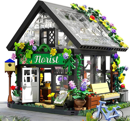 Flower House Building Set Compatible With Lego, Flower Friends House Create