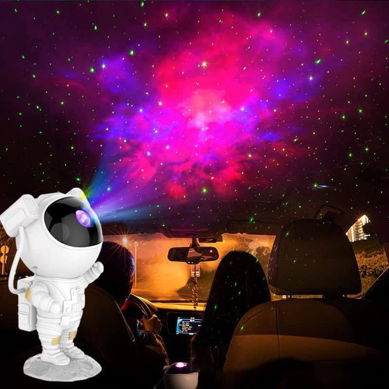 Astronaut Star Projector Night Light - Space Buddy Projector, Galaxy Starry Nebula Ceiling Projection Lamp with Timer and 360°Adjustable, Kids Adults Room Decor, for Bedroom, Game Room etc.