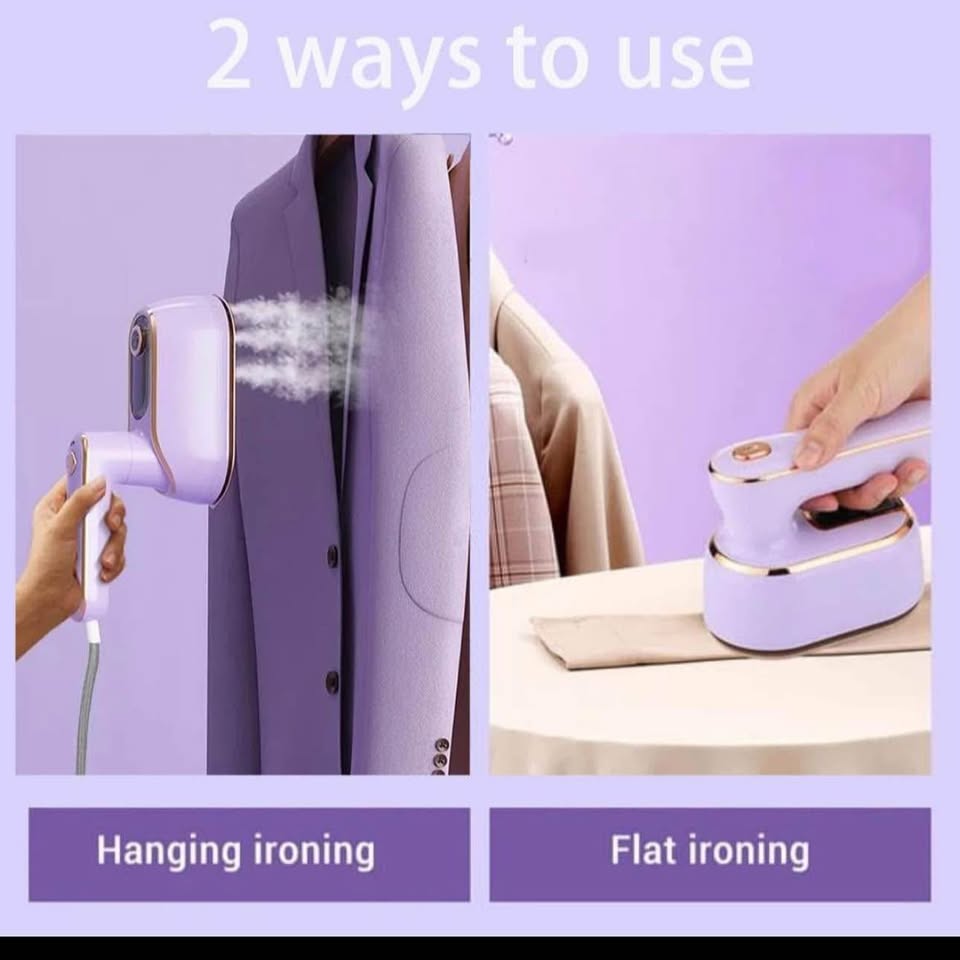 Steam Iron-Clothes Travel Mini: Steam Iron Handheld Portable Steamer for Traveling Small Size