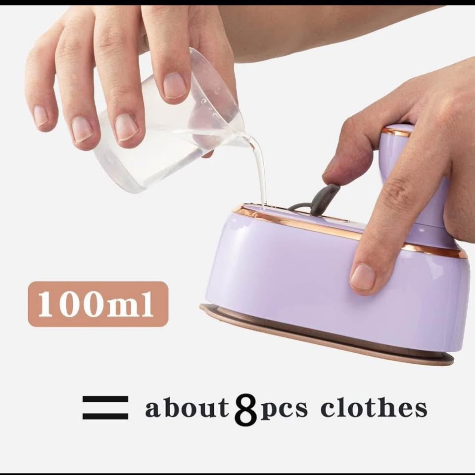 Steam Iron-Clothes Travel Mini: Steam Iron Handheld Portable Steamer for Traveling Small Size