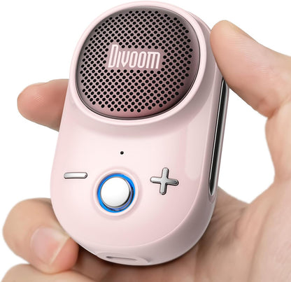 Divoom Itour-S Wearable Bluetooth Speaker, IP67 Waterproof Dustproof, Portable Small Clip-On Bluetooth Speaker, 10H Playtime, for Kitchen, Work, Travel, Biking, Golf, Pool
