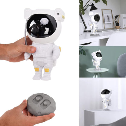 Astronaut Star Projector Night Light - Space Buddy Projector, Galaxy Starry Nebula Ceiling Projection Lamp with Timer and 360°Adjustable, Kids Adults Room Decor, for Bedroom, Game Room etc.