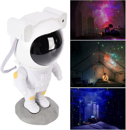 Astronaut Star Projector Night Light - Space Buddy Projector, Galaxy Starry Nebula Ceiling Projection Lamp with Timer and 360°Adjustable, Kids Adults Room Decor, for Bedroom, Game Room etc.