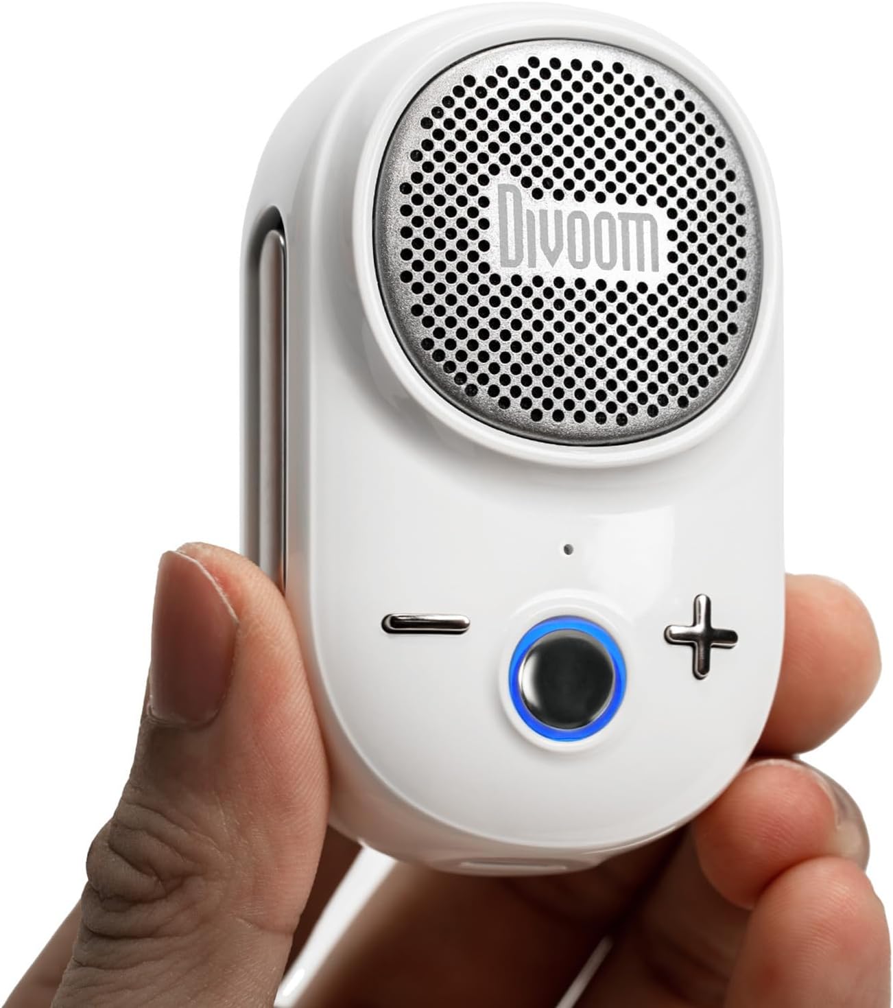 Divoom Itour-S Wearable Bluetooth Speaker, IP67 Waterproof Dustproof, Portable Small Clip-On Bluetooth Speaker, 10H Playtime, for Kitchen, Work, Travel, Biking, Golf, Pool