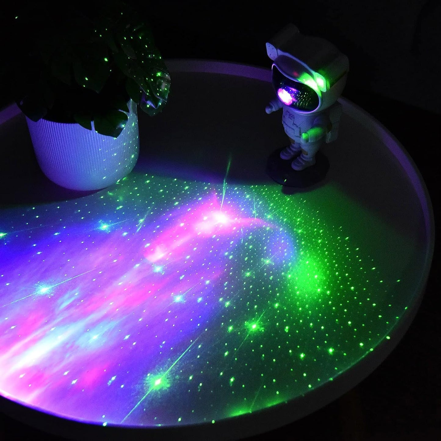 Astronaut Star Projector Night Light - Space Buddy Projector, Galaxy Starry Nebula Ceiling Projection Lamp with Timer and 360°Adjustable, Kids Adults Room Decor, for Bedroom, Game Room etc.