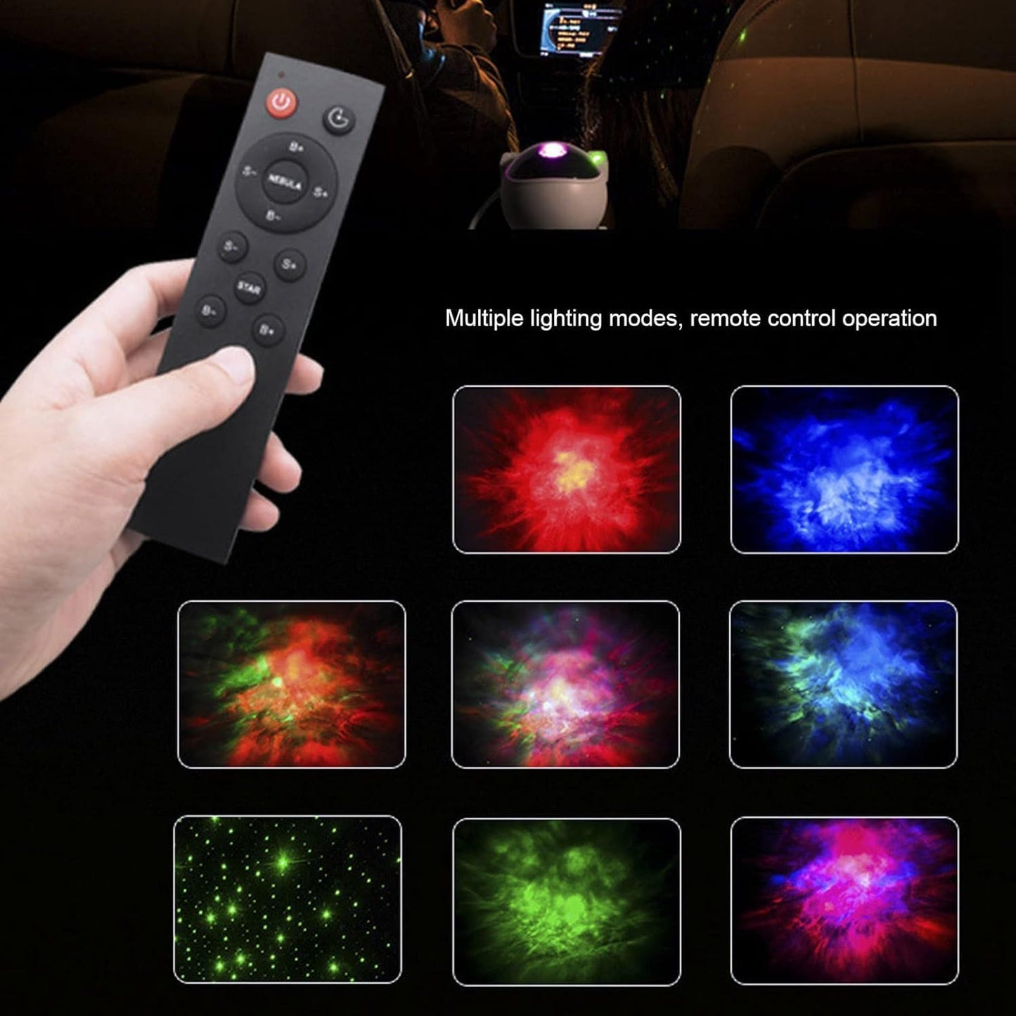Astronaut Star Projector Night Light - Space Buddy Projector, Galaxy Starry Nebula Ceiling Projection Lamp with Timer and 360°Adjustable, Kids Adults Room Decor, for Bedroom, Game Room etc.