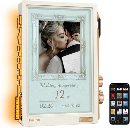 Divoom TimesFrame – 10.1" WiFi 6 Digital Picture Frame & Smart Desk Display, No Subscription | 64GB | Send Photos, Videos & AI Styles + Live Widgets (Weather, Calendar, etc)–Perfect Personalized Gift