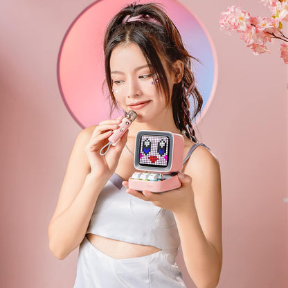 Divoom Ditoo-Mic Mini Karaoke Machine Pixel Art Bluetooth Speaker