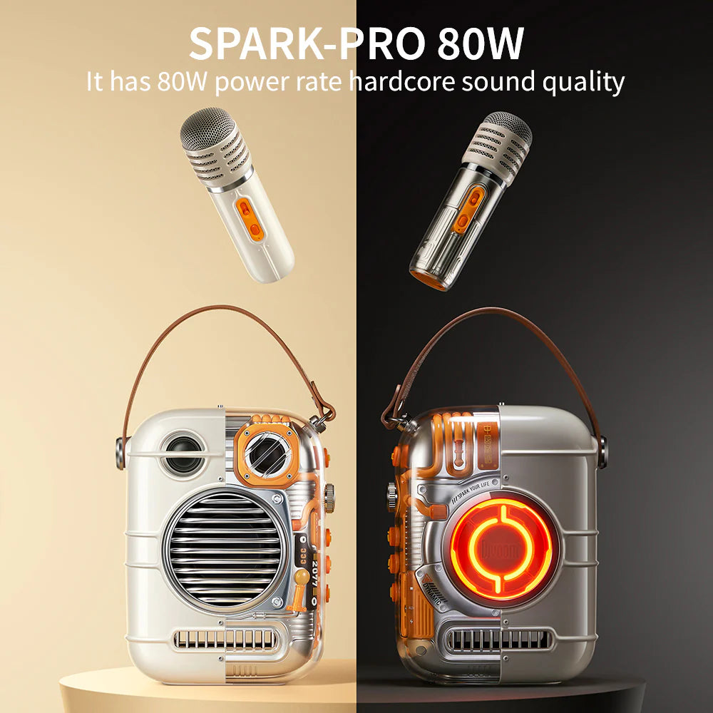 Divoom Spark-Pro Bluetooth Portable Speaker Karaoke Speaker