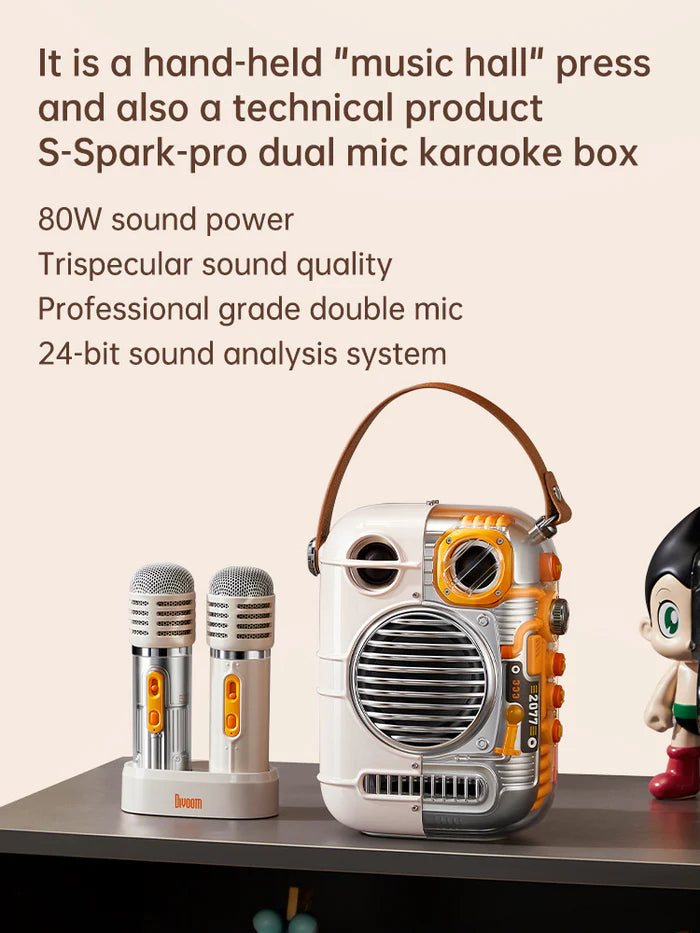 Divoom Spark-Pro Bluetooth Portable Speaker Karaoke Speaker