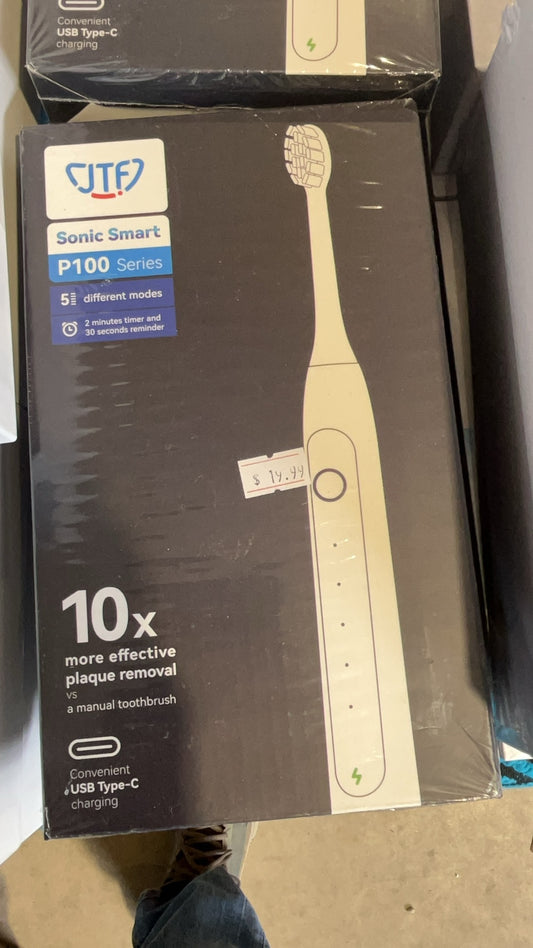 JTF P100 Electric Toothbrush (Black, Pink color)