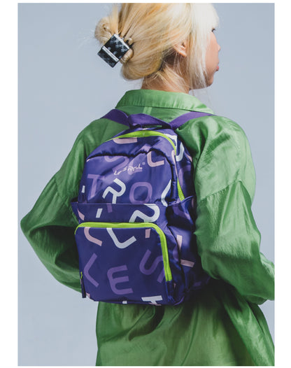 Foldable Letter Backpack