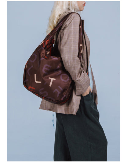 Letter Shoulder Bag (L)