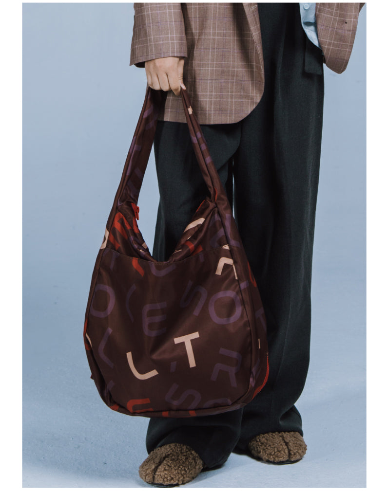 Letter Shoulder Bag (L)