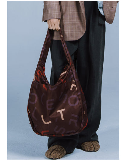 Letter Shoulder Bag (L)