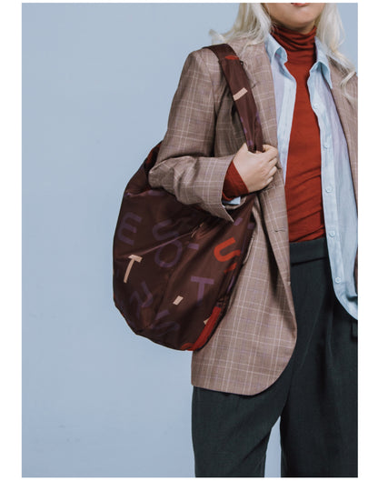 Letter Shoulder Bag (L)