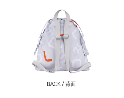 Letter Backpack -Drawstring