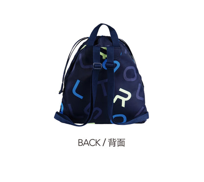 Letter Backpack -Drawstring