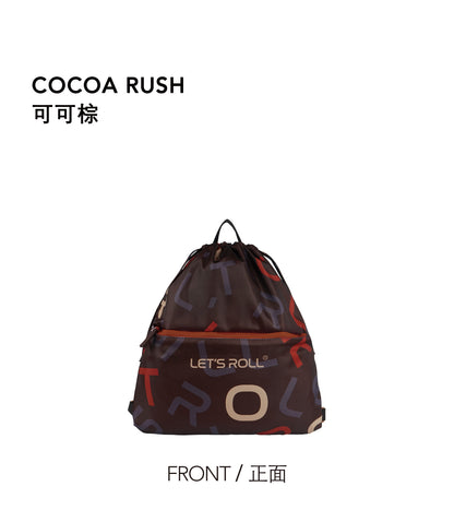 Letter Backpack -Drawstring