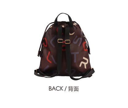 Letter Backpack -Drawstring