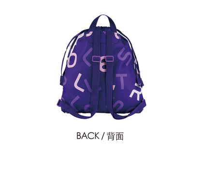 Letter Backpack -Drawstring