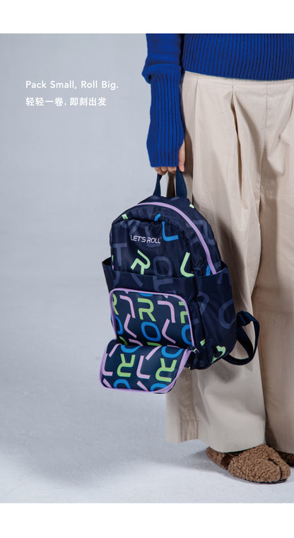 Foldable Letter Backpack
