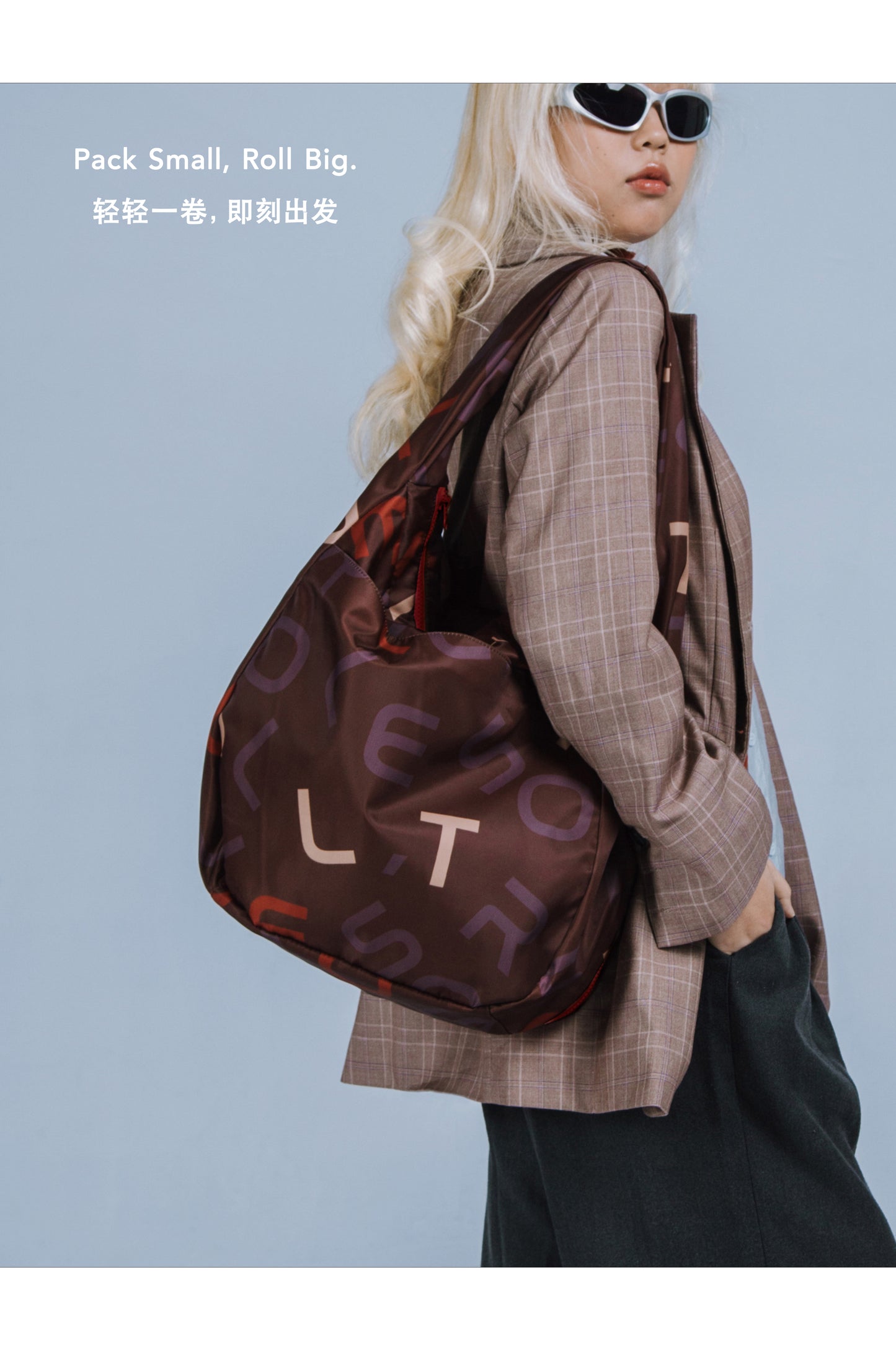 Letter Shoulder Bag (L)